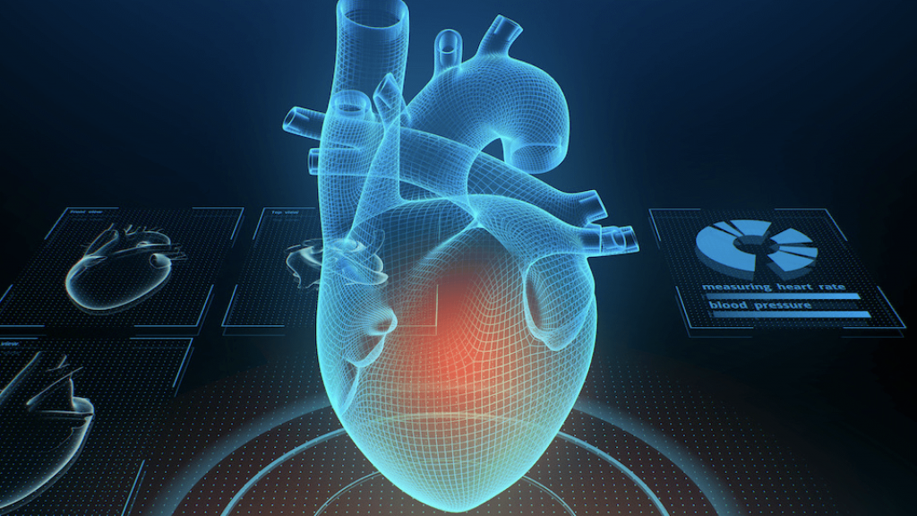 Blue Heart Image Representing Sudden Cardiac Death