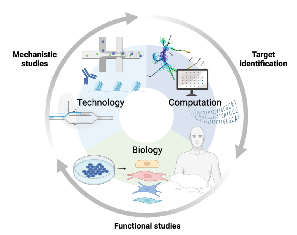 Technology, Biology, Computation Graphic